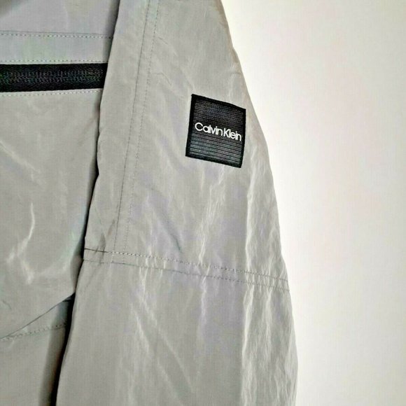 Calvin Klein Mens Gray Field Jacket with Zip-Out Hood MSRP $228 B4HP - Picture 5 of 8